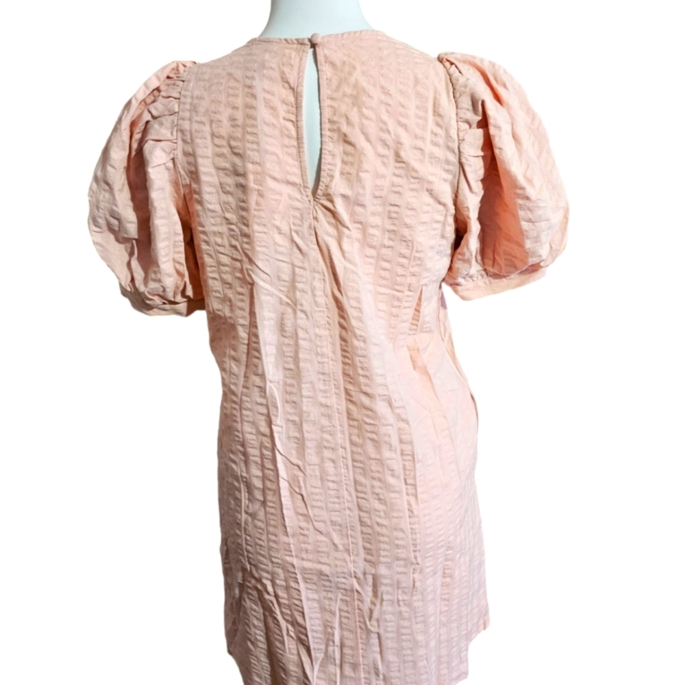 A New Day Puff Sleeve  Dress Light Pink Size S - Picture 2 of 10